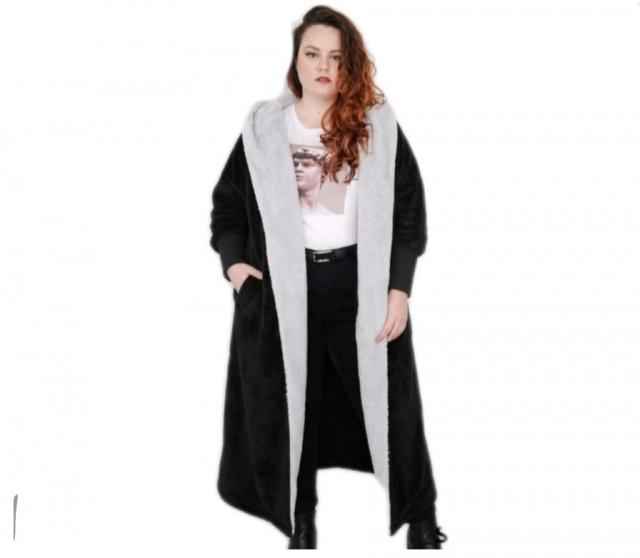 Open Front Long Fleece