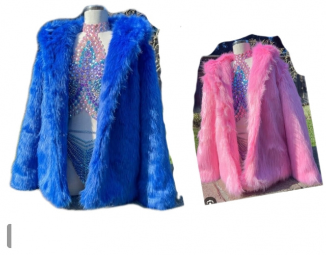 Fur Open Jacket